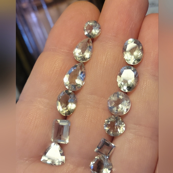 Prasiolite Gemstones 3ctw Total 1-2 Gemstones Madagascar - Picture 3 of 6